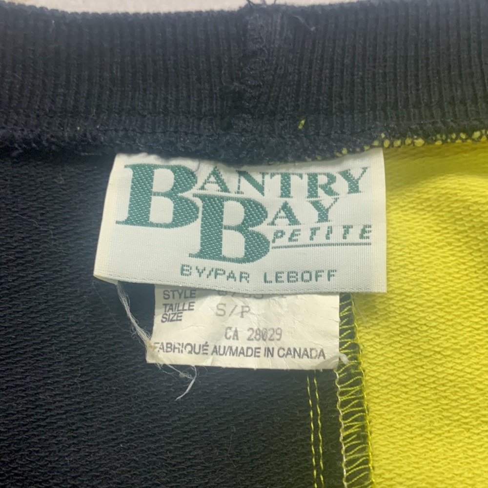 Made in🇨🇦VTG 90’ Two Pieces Cotton Bantry Bay by Leboff Blazer+Tank - Picture 8 of 15